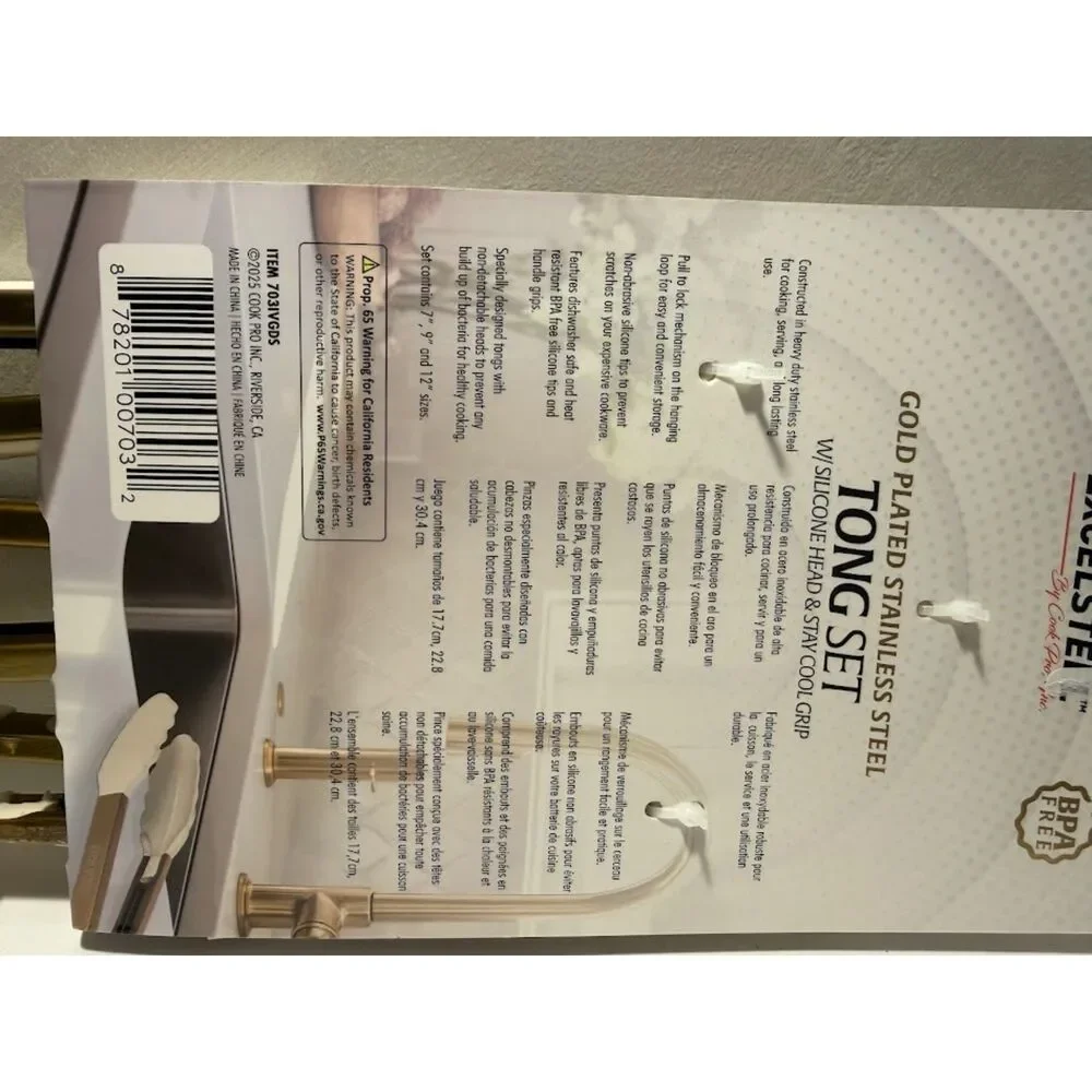 ExcelSteel tongs
